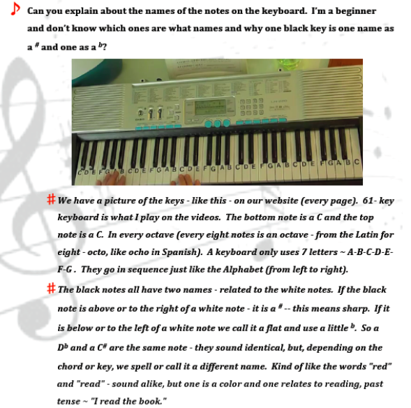 Letter Note Player