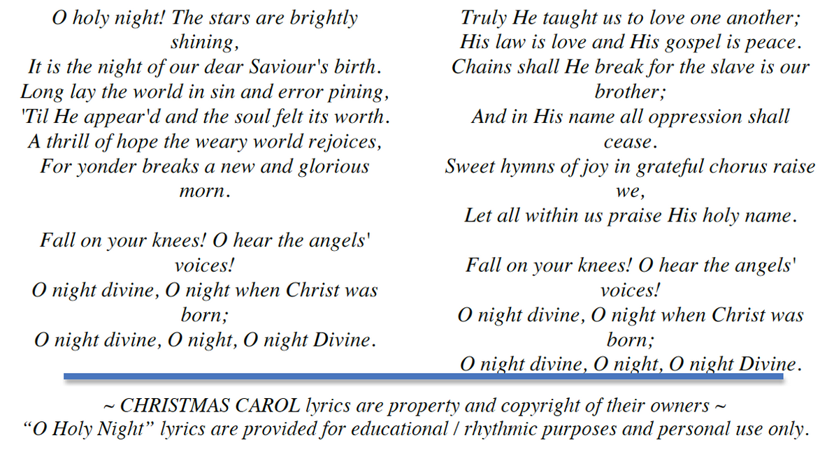 O Holy Night, Original – Lindsay Letters®