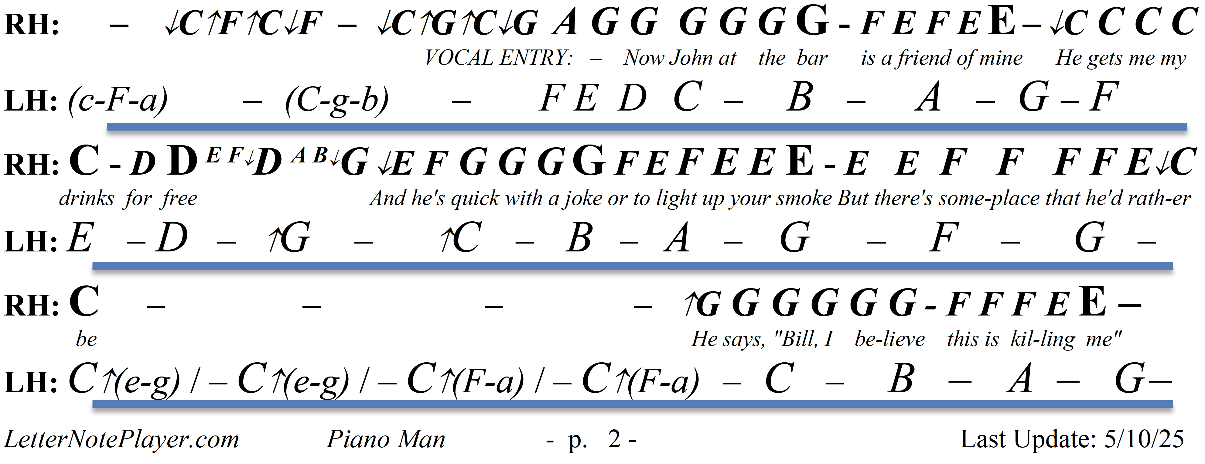 Musical Note Man LetterNotes