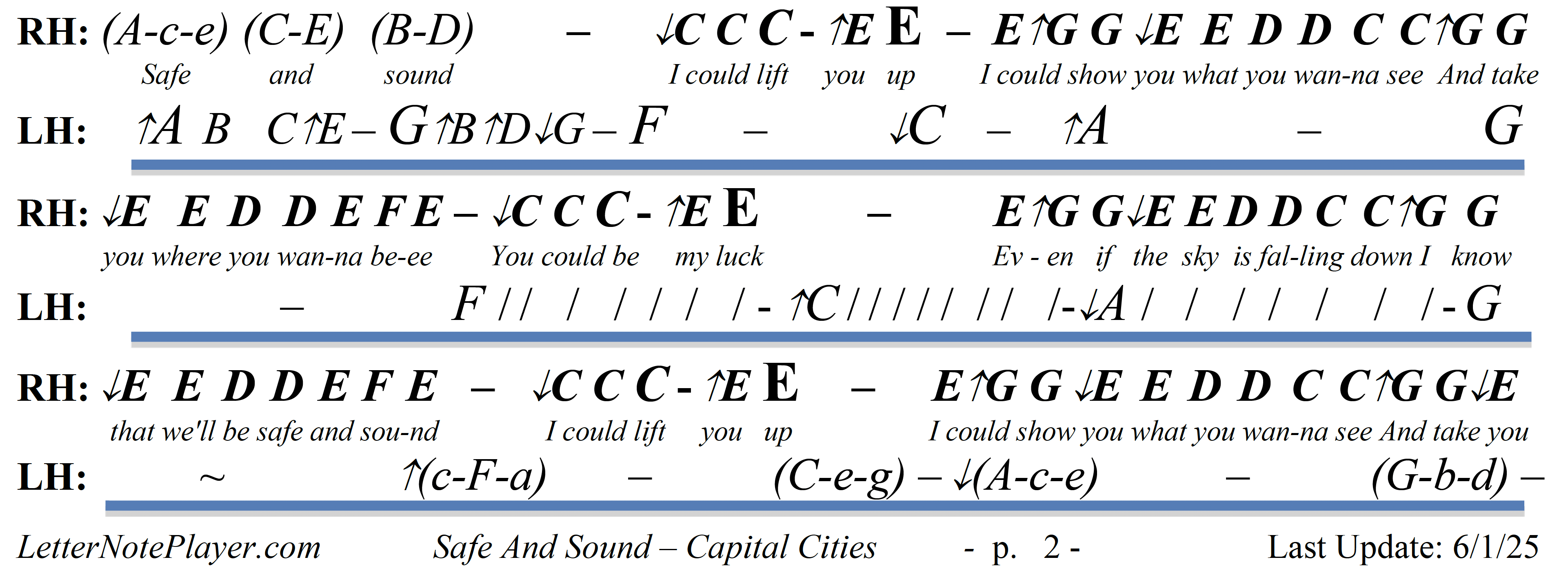 Letter Note Player
